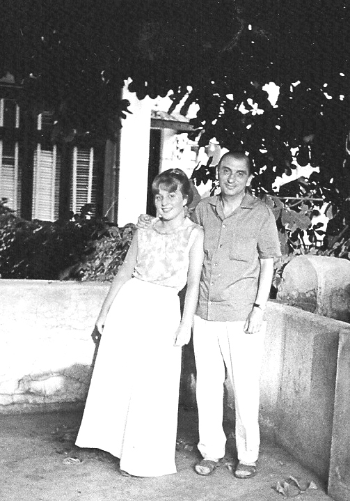 Monica si Dinu Pillat in 1967
