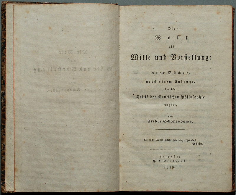 800px-Schopenhauer_Die_Welt_als_Wille_und_Vorstellung_1819