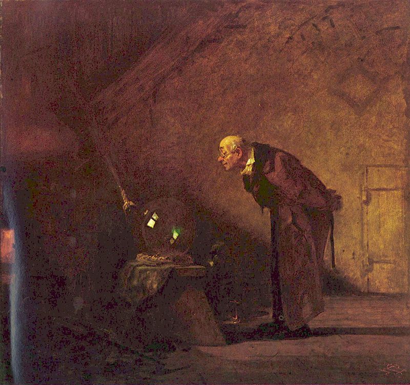 Alchimistul, Carl Spitzweg