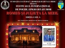 Înscrierile continuă la festivalul literar „Romeo și Julieta la Mizil”, ajuns la ediția a XIX-a