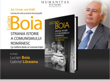 12 mai, ora 19: lansare Lucian Boia, Strania istorie a comunismului românesc