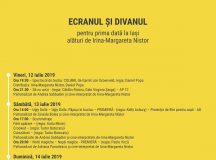 Ecranul și Divanul: 12-14 iulie, Iași
